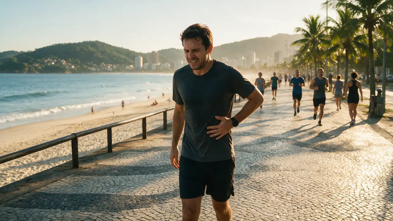 A pontada no lado não é falta de fôlego: ela vem de onde você não está olhando