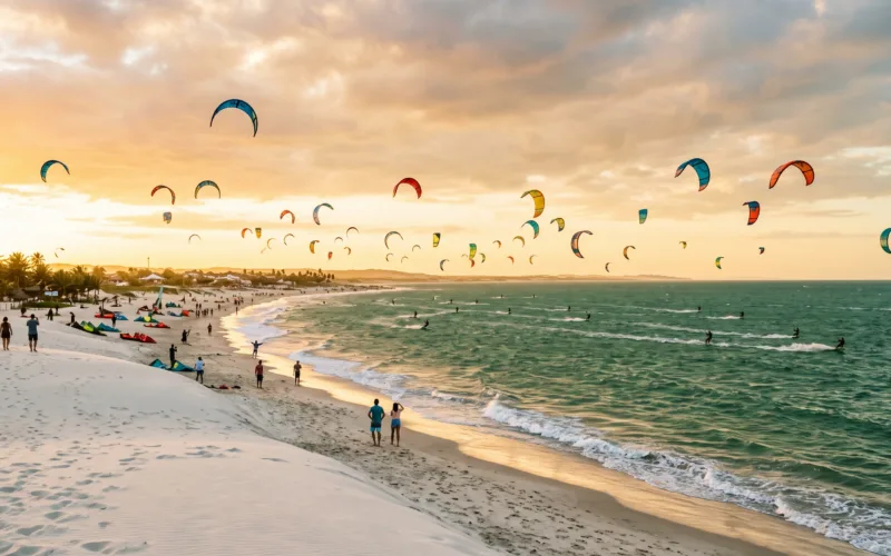 Cumbuco: a vila de pescadores que o vento transformou na capital mundial do kitesurf