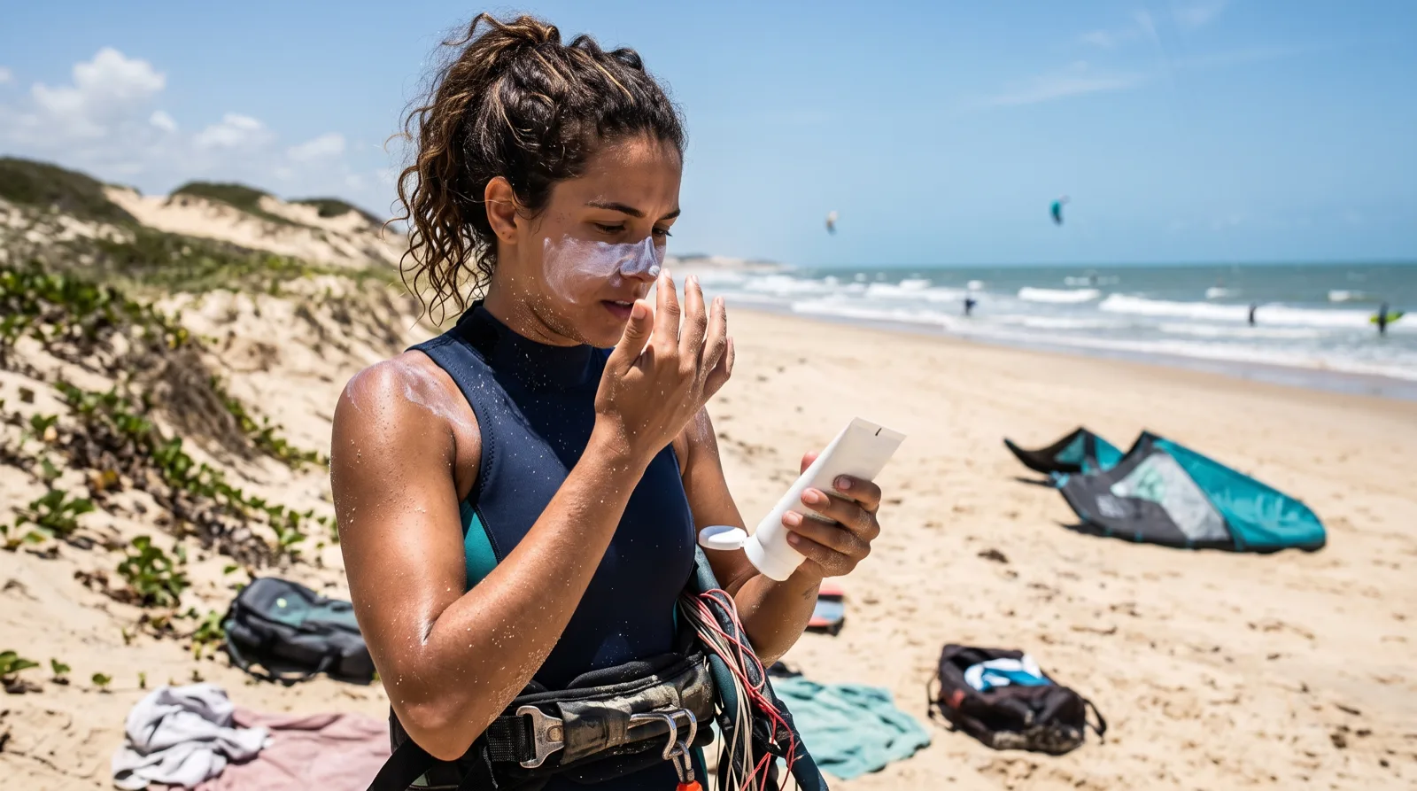 Sal, sol e vento: por que o seu lábio racha no mar e o que fazer antes de entrar