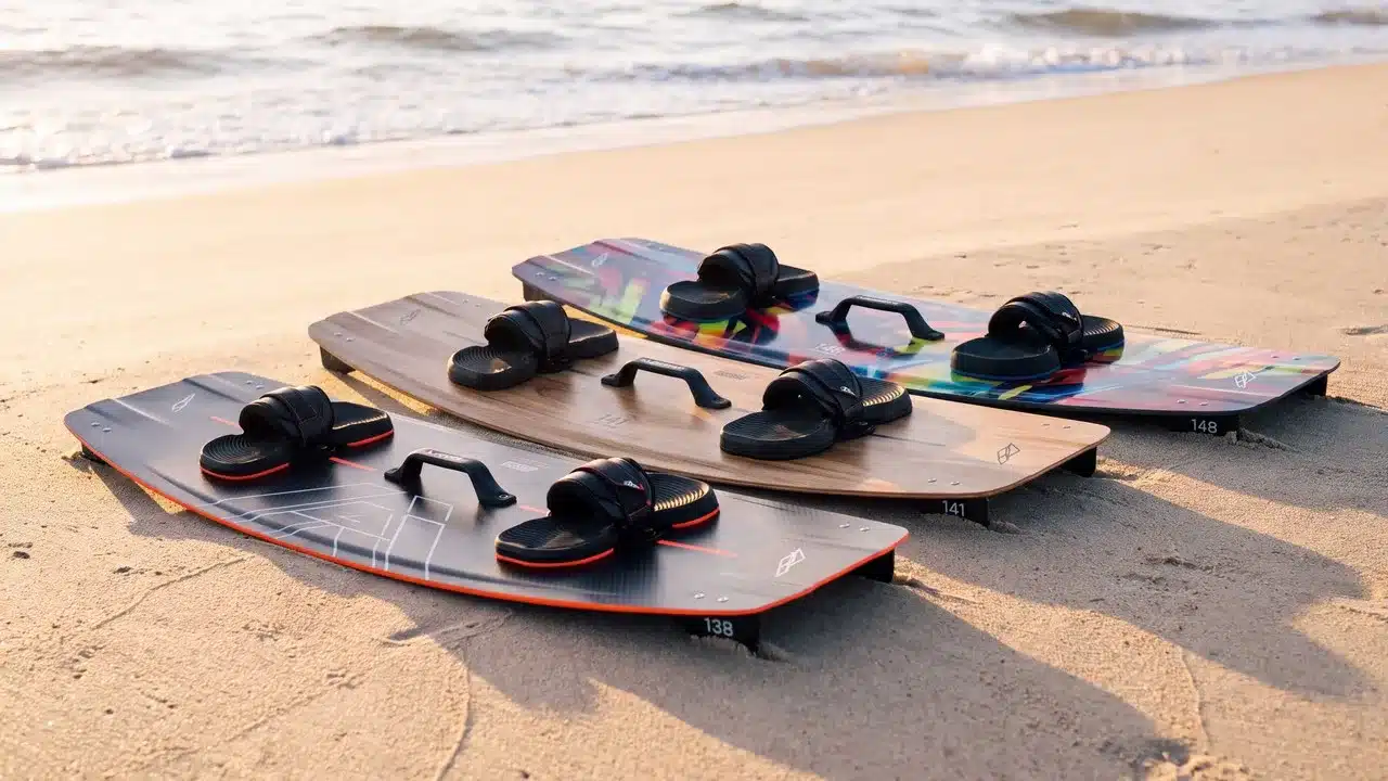 Prancha de kitesurf: o tamanho vem antes da marca