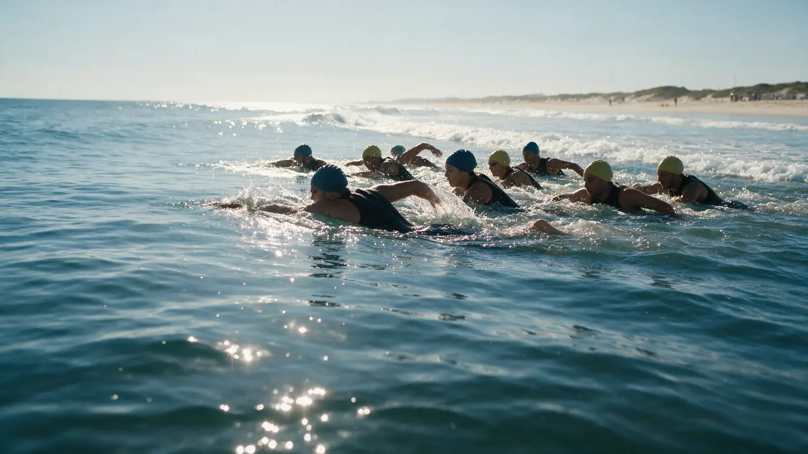 Vácuo na natação: a única parte do triathlon em que pegar carona é regra