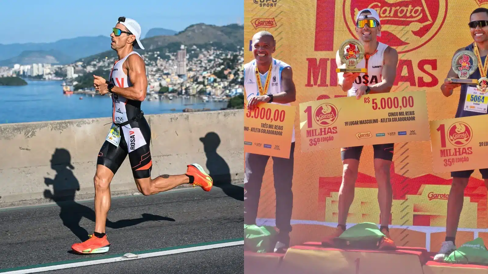 Diogo Gaino quebra a barreira de 1 hora e é bicampeão da Dez Milhas Garoto entre os colaboradores