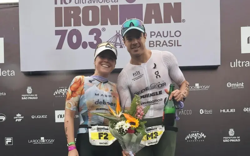 Resultado do Ironman 70.3 São Paulo 2026: Toldi e Rachel Olson vencem, e a transição que custa 6 minutos ao amador