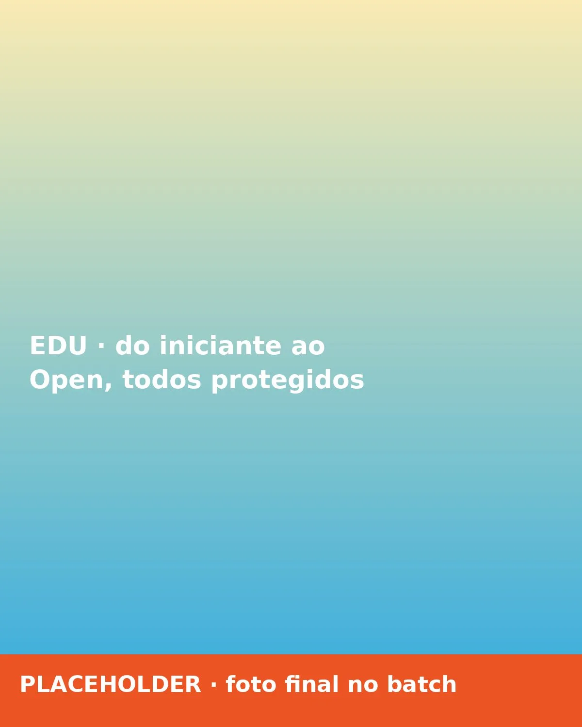 Do iniciante de fim de semana ao jogador de Open, todos protegidos