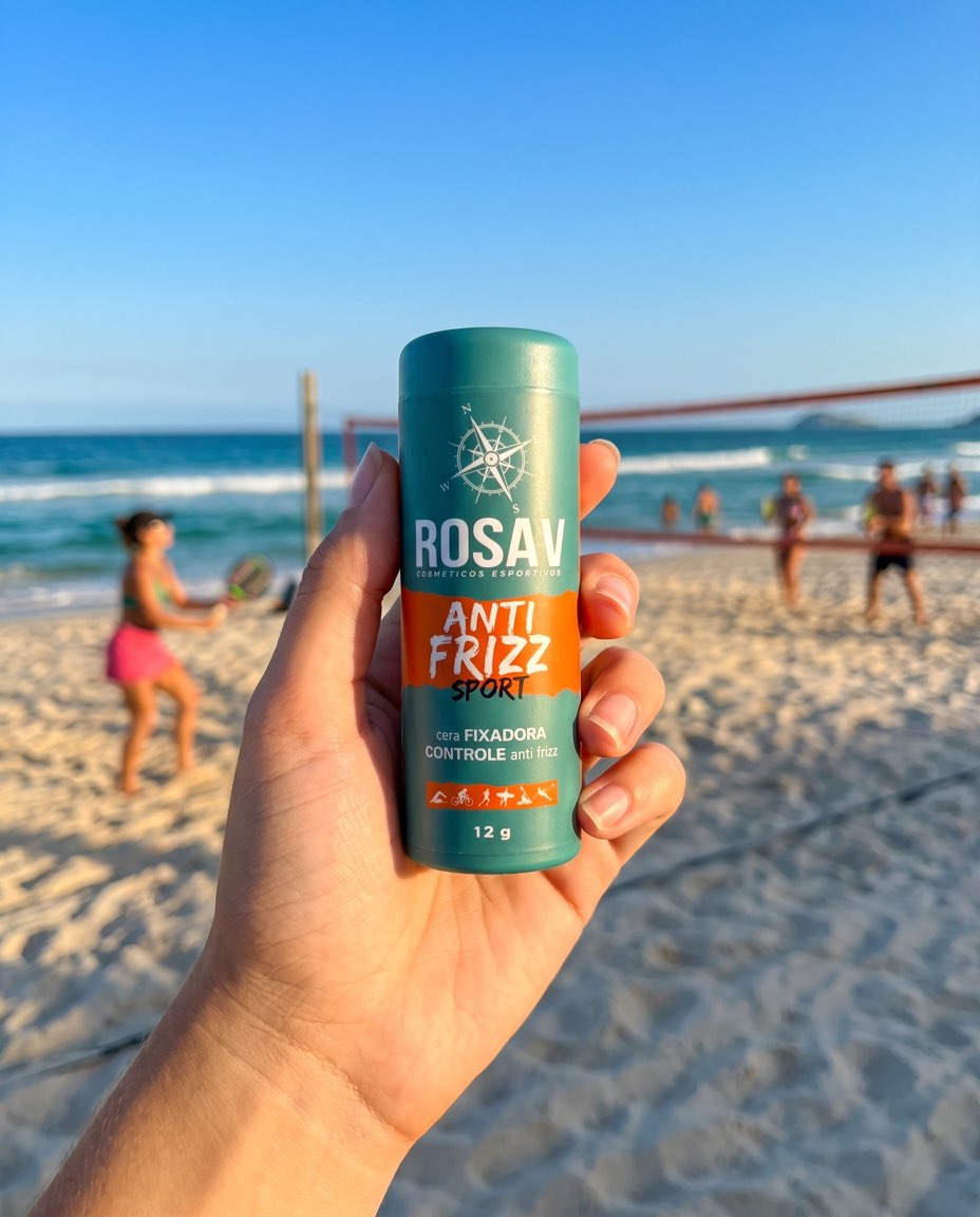 Anti Frizz Sport 12g da Rosa V, cera fixadora em bastão